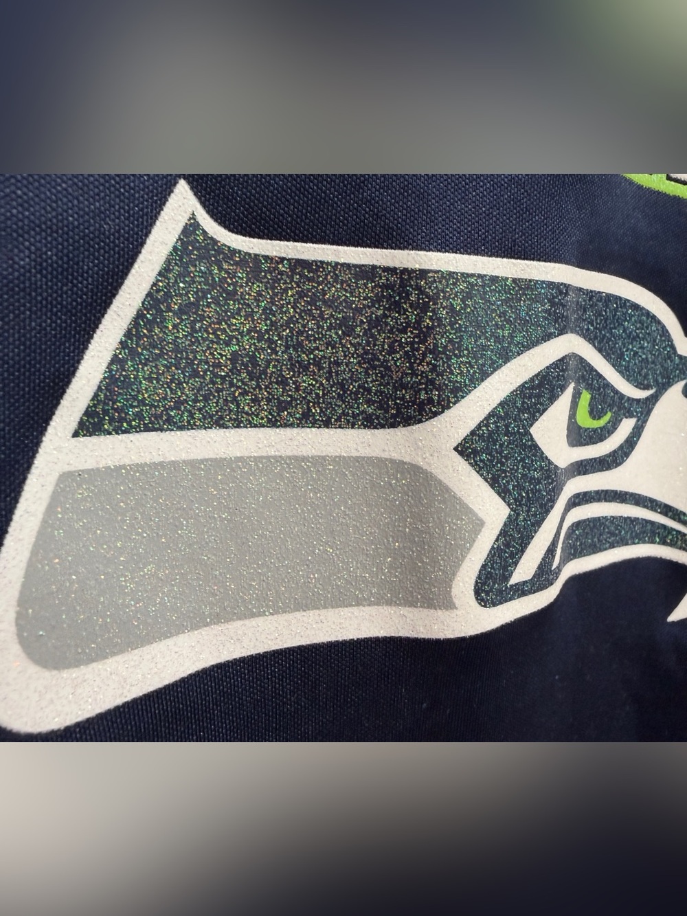 NFL Team Apparel | Women’s Seahawks V-Neck Short-Sleeve Jersey, Size M - Picture 5 of 14